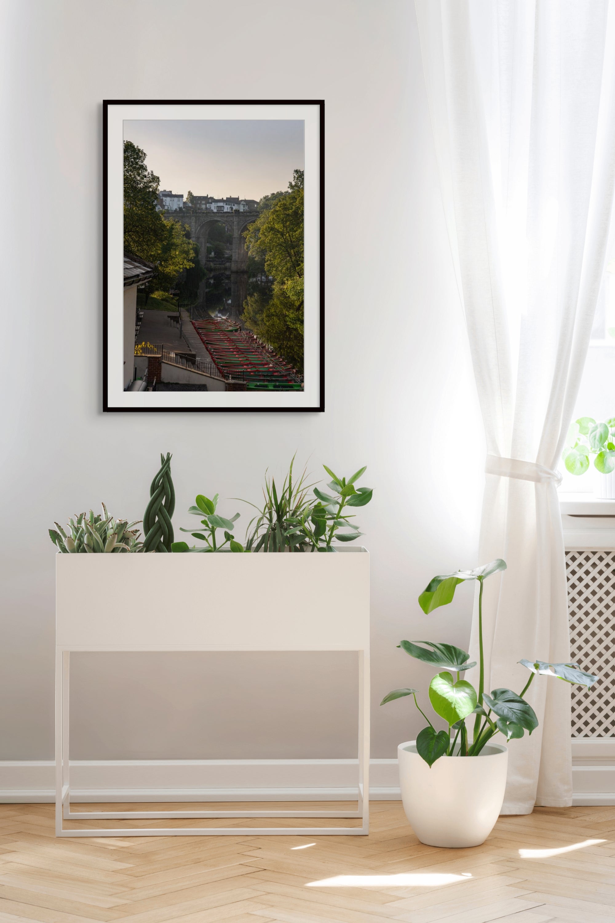 Knaresborough viaduct art print - Knaresborough river photography