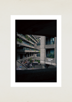 Barbican Estate architectural fine art print, Lauderdale Tower, London modernist architectural photograph
