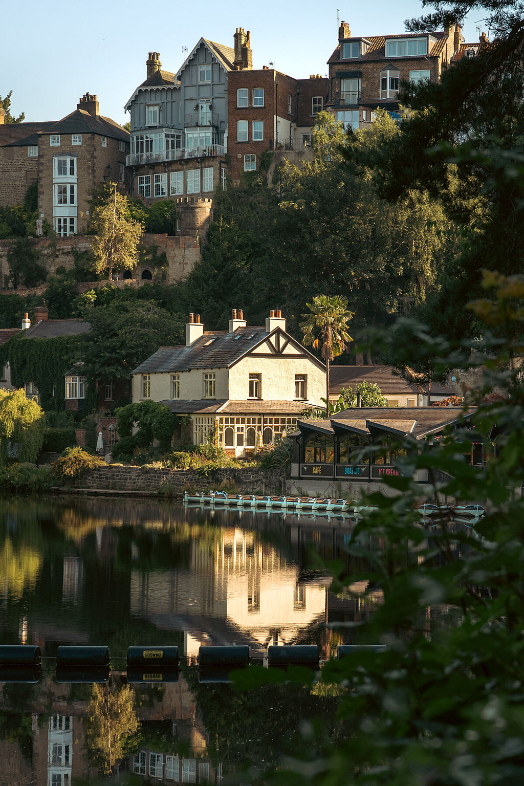 Morning on the Nidd fine art print - Knaresborough river photography