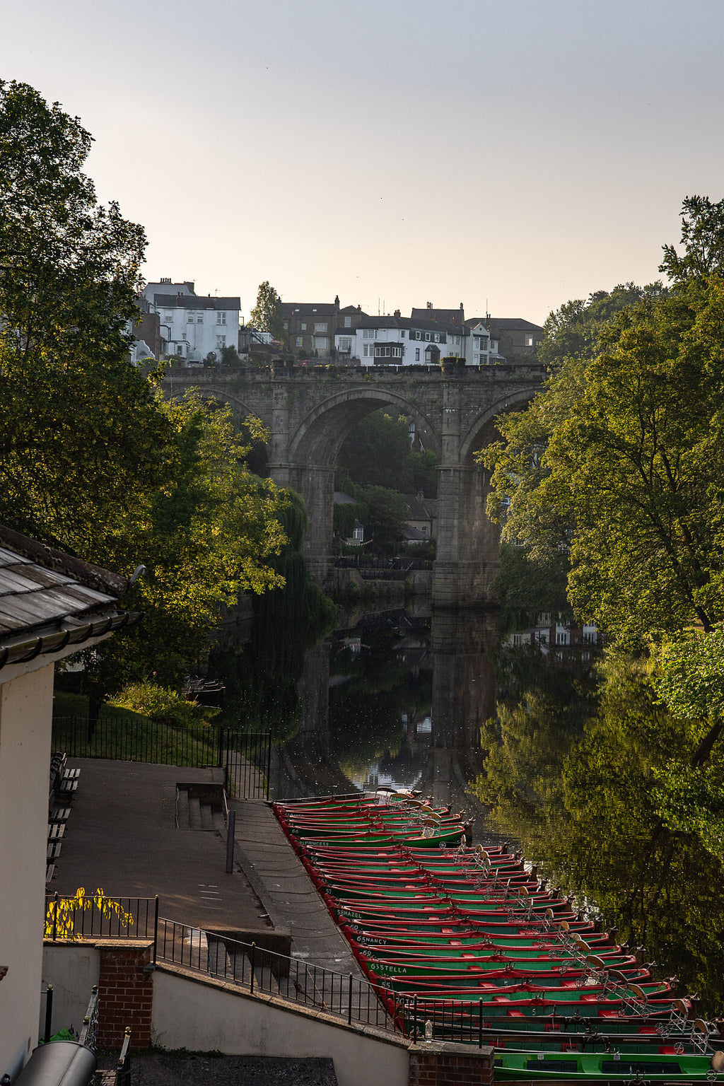 Knaresborough viaduct art print - Knaresborough river photography