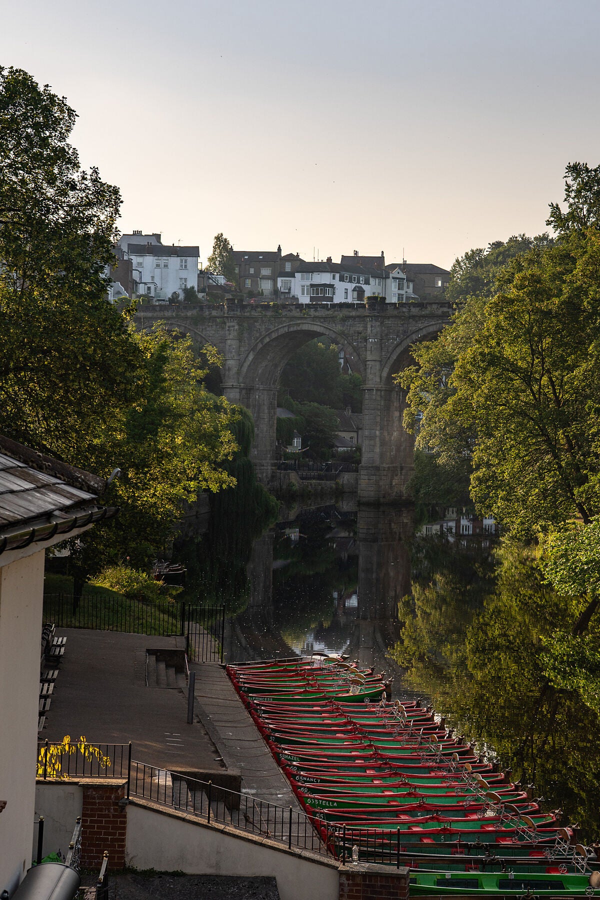 Knaresborough viaduct art print - Knaresborough river photography